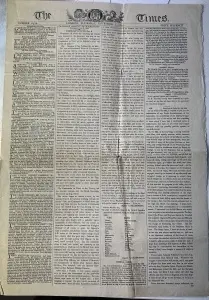 Ziar Istoric - Marea Britanie – The Times, 7 noiembrie 1805 – Rapoarte oficiale după Bătălia de la Trafalgar