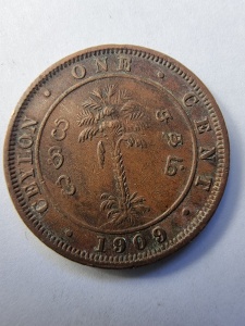 1 Cent 1909 - Ceylon - Edward VII - Img 1
