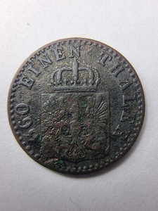 1 Pfennig 1865 – Prusia – Wilhelm I - Img 1