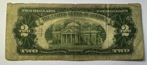 2 Dolari SUA, seria 1953 A (Red Seal Note). - Img 2