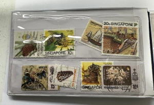 Album de colecție dedicat statelor Singapore și Malaysia, reunind 12 monede cu valori nominale diferite. - Img 6