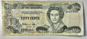BAHAMAS - 50 CENTS 1974 - Img 2
