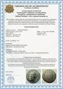 CONSTANTINE II - CAESAR ( 317-337 AD ) - SISCIA - Moneda Antica Romana - Img 3