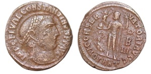 CONSTANTINE the GREAT ( 313-314 AD ) - Moneda Antica Romana