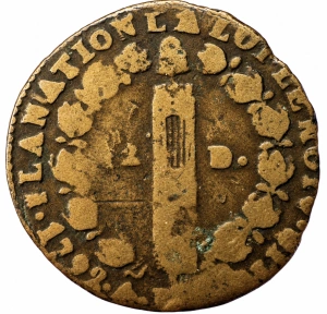 FRANTA - LOUIS XVI - 12 DENIERS 1792 - Img 2
