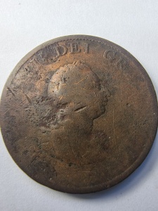 Half Penny 1799 - GEORGE III - MAREA BRITANIE - Img 1