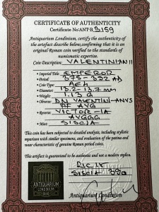 Moneda Antica Romana - VALENTINIAN II ( 375-392 AD ) - Img 3