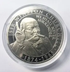 Monedă comemorativă Gibraltar 2020 – Sir Winston Churchill – Half Crown
