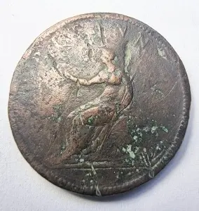 Moneda Regatul Unit - George III - Half Penny 1806 - Img 2