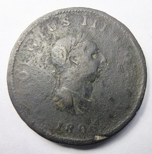 Moneda Regatul Unit - George III - Half Penny 1806