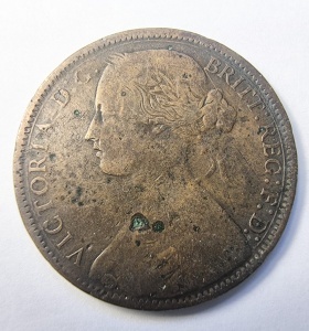 Moneda Regatul Unit - Victoria - 1 Penny 1870