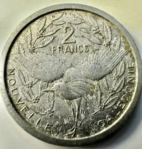 NOUA CALEDONIE - TERITORIU FRANCEZ DIN PACIFIC - 2 FRANCS 1949