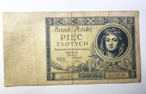 Polonia - 5 Zlotych 1930 - Img 1