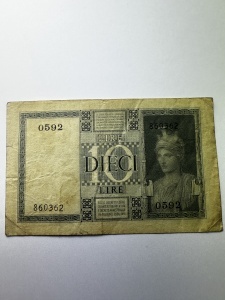Regatul Italiei – Vittorio Emanuele III –10 Lire 1939 - Img 2