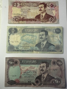 Set Bancnote - 5/100/250 Dinari - Irak
