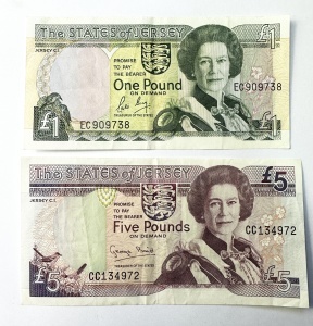 Set Bancnote States Of Jersey - 1/5 Pounds 1989