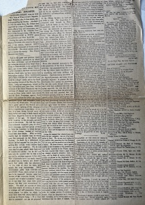The Times, Londra – 22 iunie 1815- Ediție istorică publicată la doar câteva zile după Bătălia de la Waterloo (18 iunie 1815), care a pus capăt dominației lui Napoleon. - Img 3