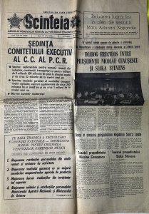 Ziar Comunist “SCANTEIA” - anul XLIII Nr 9927 , 23 iulie 1974