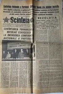 Ziar Comunist - „Scînteia”, ediția de sâmbătă, 22 iulie 1972 (Anul XLI, Nr. 9216, 10 pagini