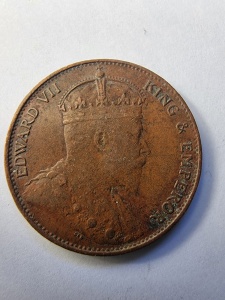 1 Cent 1909 - Ceylon - Edward VII - Img 2