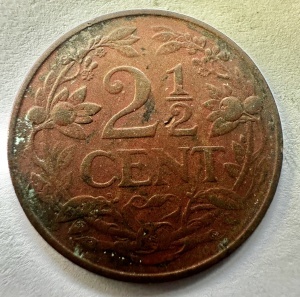 ANTILELE OLANDEZE - JULIANA - 2 1/2 CENT 1959 - Img 2