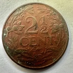 ANTILELE OLANDEZE - JULIANA - 2 1/2 CENT 1959 - Img 2