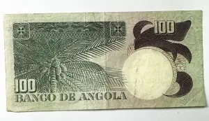 Bancnota Angola - 100 Escudos 1973 - Colonie Portugheza - Img 2