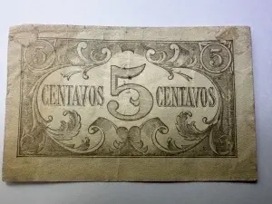 Bancnota - Portugalia – 5 Centavos 1918, Casa da Moeda - Img 2