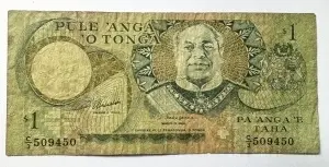 Bancnota Tonga - 1 Paanga 1995