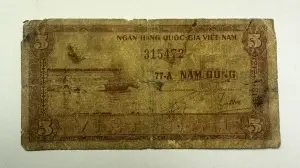 Bancnota - Vietnamul de Sud - 5 Dong ( 1953-1955 )
