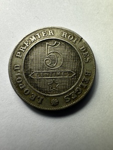 Belgia – 5 Centimes 1862 – Leopold I - Img 2