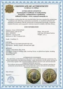 DIOCLETIAN ( 296-297 AD ) - ANTIOCH - Moneda Antica Romana - Img 3