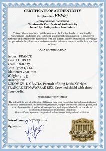 FRANTA - LOUIS XV - 1/2 SOL (1768-1774 ) - Img 3