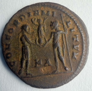 GALERIUS MAXIMIANUS - CAESAR ( 295-299 AD ) - MONEDA ANTICA ROMANA - Img 2