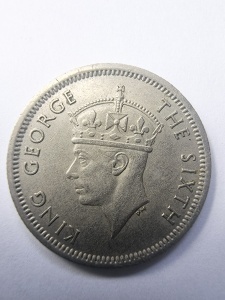 Moneda Coloniala - Malaya - George V - 10 Cents 1948 - Img 2