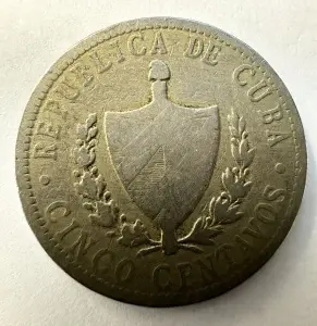 Moneda Cuba - 5 Centavos 1920 - Img 2