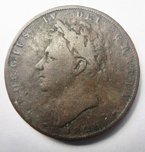 Moneda - Farthing 1826-George IV - Regatul Unit