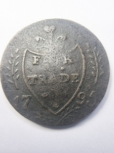 Moneda Irlanda - Alex Cornwell - Penny Token 1795 - Img 2