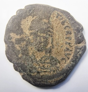 Moneda Medievala Bizantina - MAURICE TIBERIUS ( 582-602 )