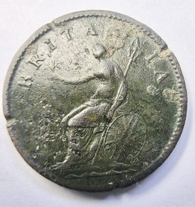 Moneda Regatul Unit - George III - Farthing 1807 - Img 2
