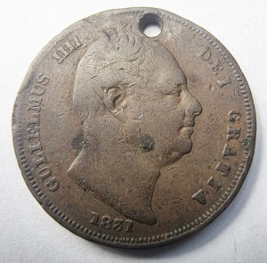 Moneda Regatul Unit - William IV - Farthing 1831 - Gaurita