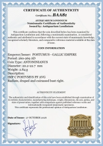 - RARA - POSTUMUS ( 260-268 AD ) - GALLIC EMPIRE - Img 3