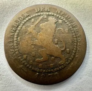 REGATUL TARILOR DE JOS - WILLEM III - 1 CENT 1878