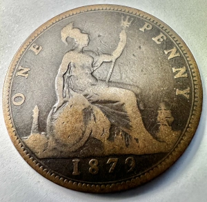 REGATUL UNIT - VICTORIA - ONE PENNY 1879 - Img 2