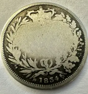 REGATUL UNIT - WILLIAM IV - ONE SHILLING 1834 ( ARGINT .925 ) - Img 2
