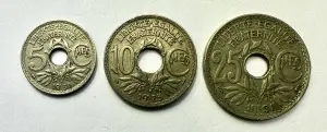 Set Monede Franta - 5/10/25 Centimes 1925-1931