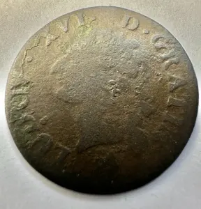 FRANTA - LOUIS XVI - 1 LIARD ( 1774-1792 )