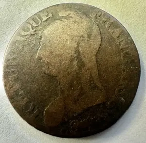 FRANTA - PRIMA REPUBLICA - 5 CENTIMES ( 1799-1800 )