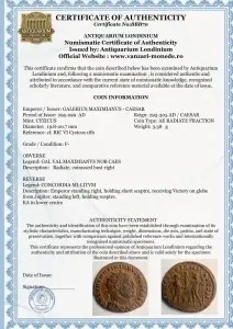 GALERIUS MAXIMIANUS - CAESAR ( 295-299 AD ) - CYZICUS - Moneda Antica Romana - Img 3
