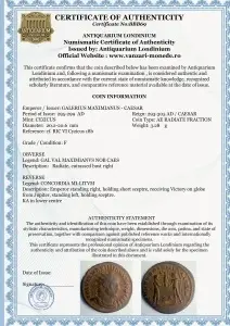 GALERIUS MAXIMIANUS - CAESAR ( 295-299 AD ) - CYZICUS - MONEDA ANTICA ROMANA - Img 3